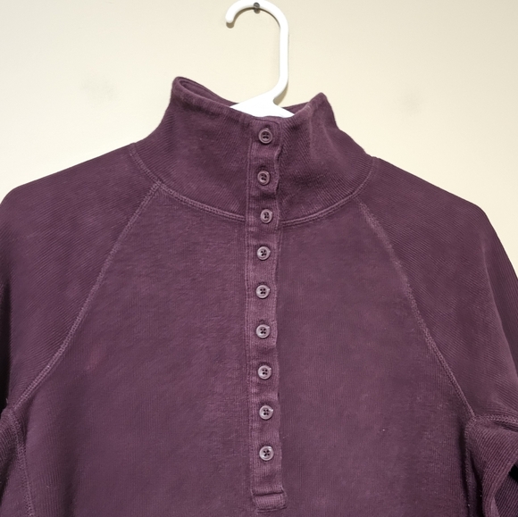 Duluth Trading Co Heritage Ribbed Mock Turtleneck Sweater Women's Size Small - Picture 3 of 5